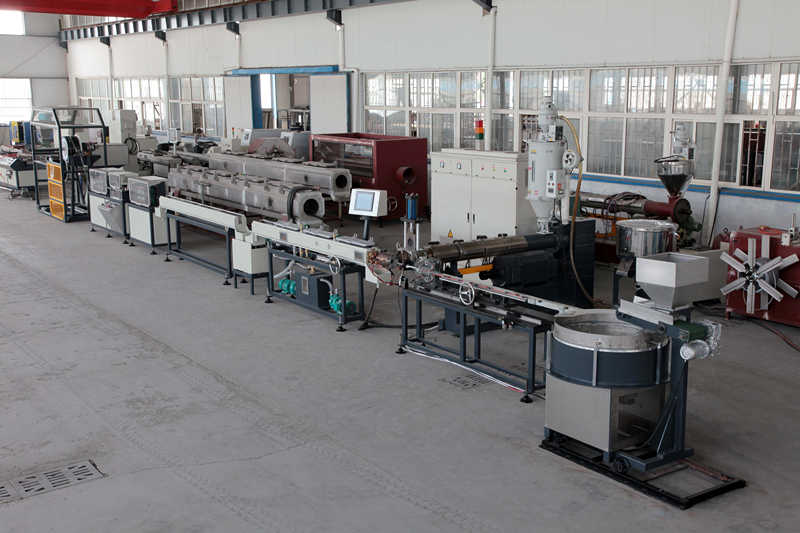 Línea de producción de tuberías de riego por goteo