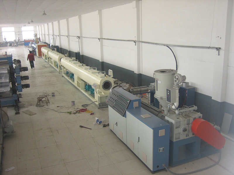 Línea de extrusión de tubería de manga de producción de cables MPP